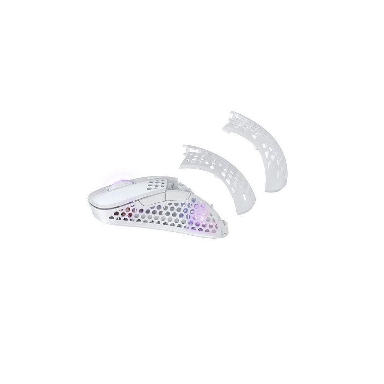 Мышь Xtrfy M4, WL/USB-A, RGB, белый