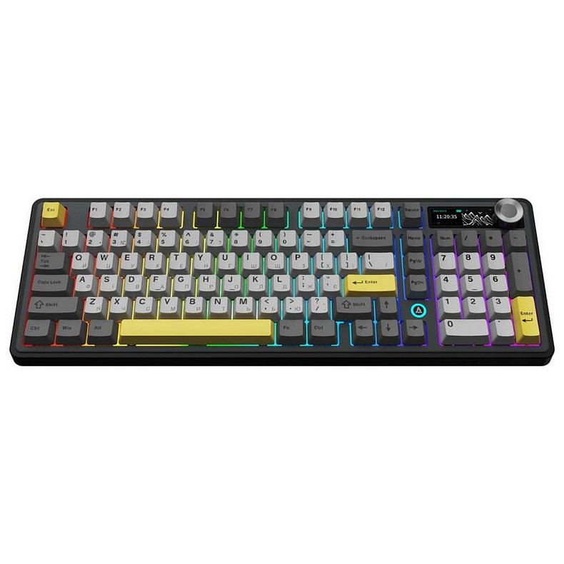 Клавіатура Ajazz AK980 Clear Sky Switch Black (AK980-CS-BGY)