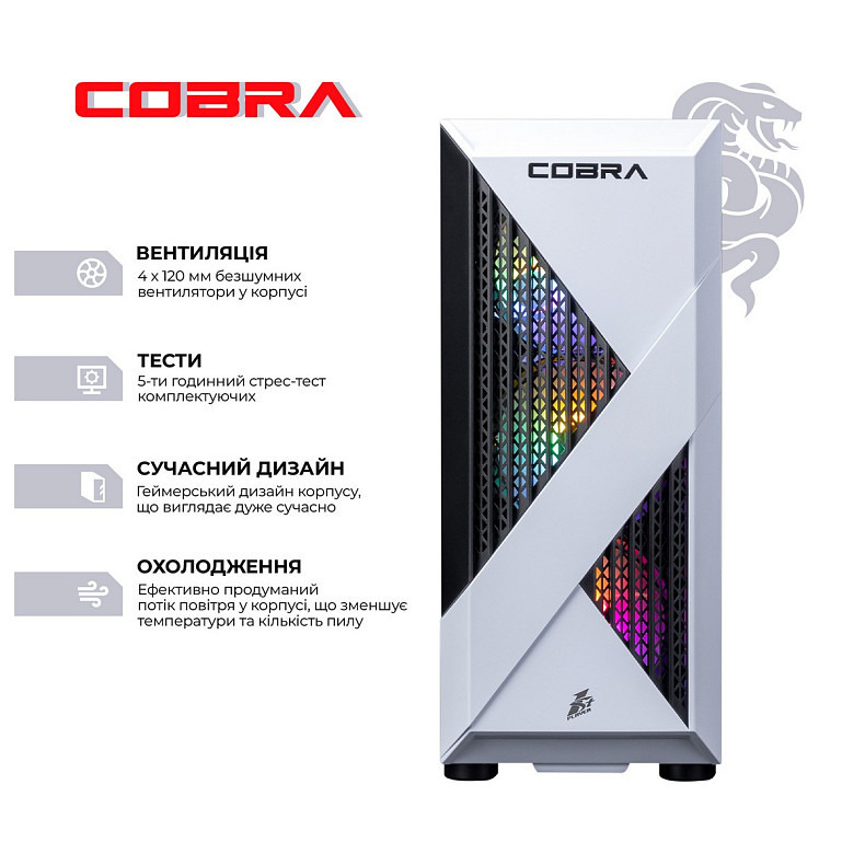 Персональний комп'ютер COBRA Advanced (A45.16.S5.165.18404W)