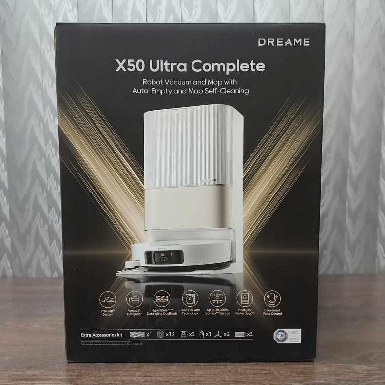 Робот-пилосос миючий Dreame X50 Ultra Complete White -- Уцінка