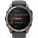Спортивные часы GARMIN Fenix 8 Pro 51 mm AMOLED Sapphire Titanium with Graphite/Black Silicone Band (010-03199-10)