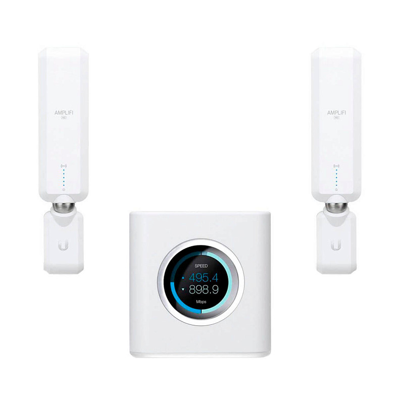 Домашняя WiFi Mesh система Ubiquiti AFI-HD (роутер + 2 точки доступа, MESH, 26dBi, up to 5,25Gbps)