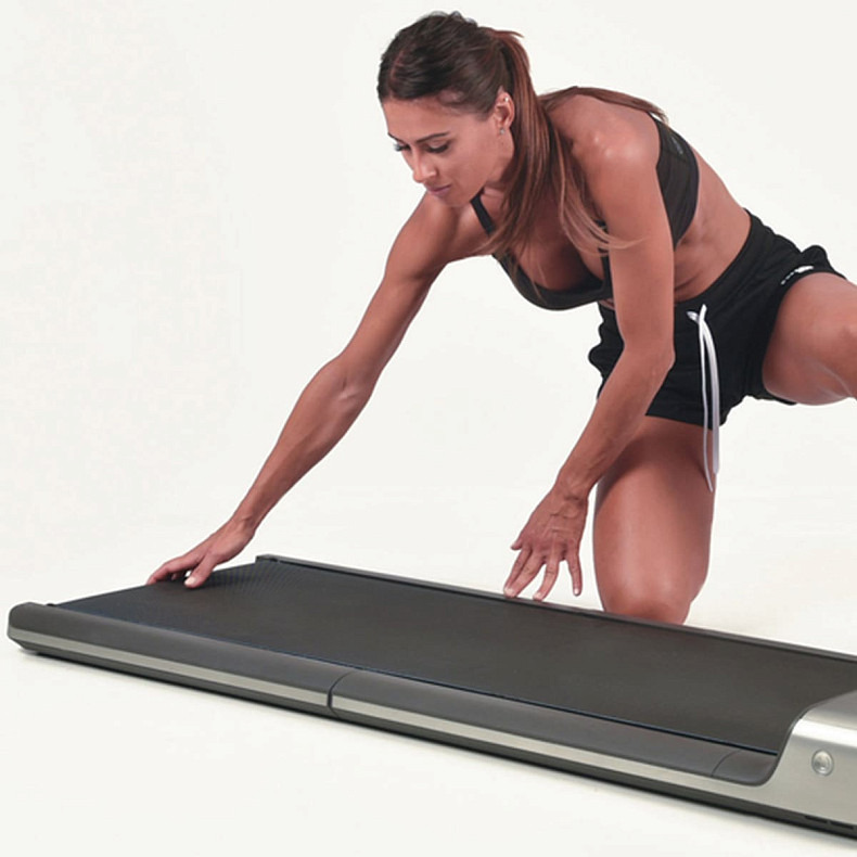 Беговая дорожка Toorx Treadmill WalkingPad with Mirage Display Mineral Grey (WP-G)