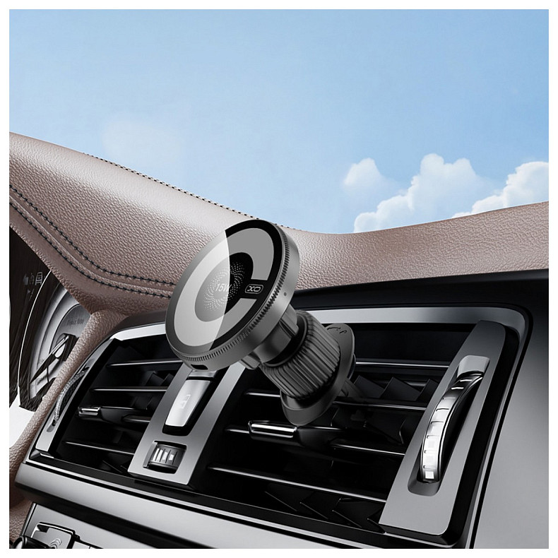 Бездротовий зарядний пристрій XO CX025 Magnetic MagSafe Black (CX025.black)