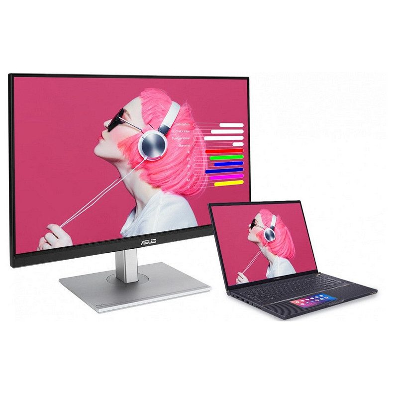 Монитор Asus 27" ProArt PA278CGV 2xHDMI, DP, USB-C, 4xUSB, MM, IPS, 2560x1440, 144Hz, 5ms