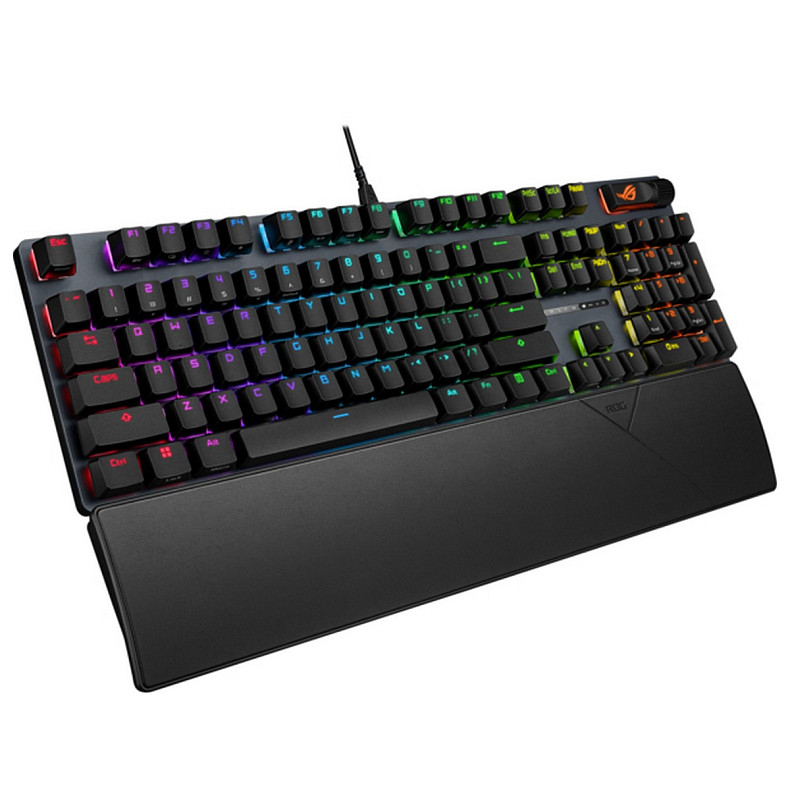 Клавиатура Asus ROG Strix Scope II X NX Snow V2 EN PBT Black (90MP03XF-BKUA20)