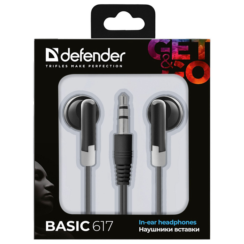 Наушники Defender Basic 617 Black