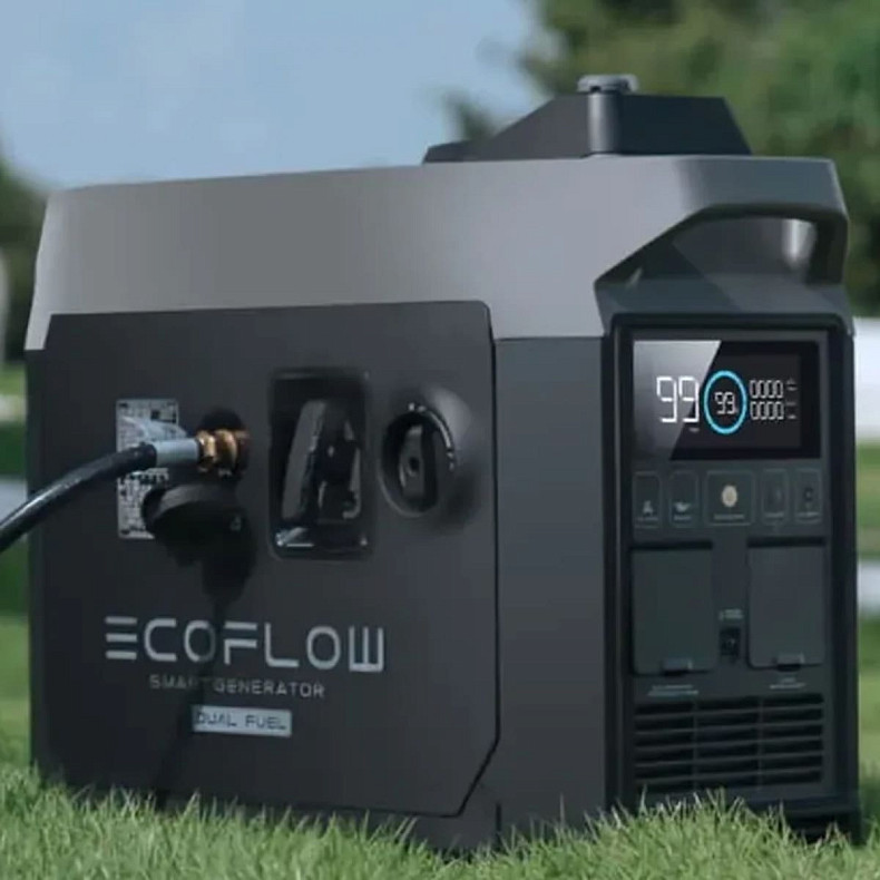 Двопаливний Генератор EcoFlow Smart Generator (газ-бензин)