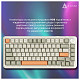Клавіатура Ajazz AK820 Max Flying Fish Switch Retro Colour (AK820MAX-FF-R)