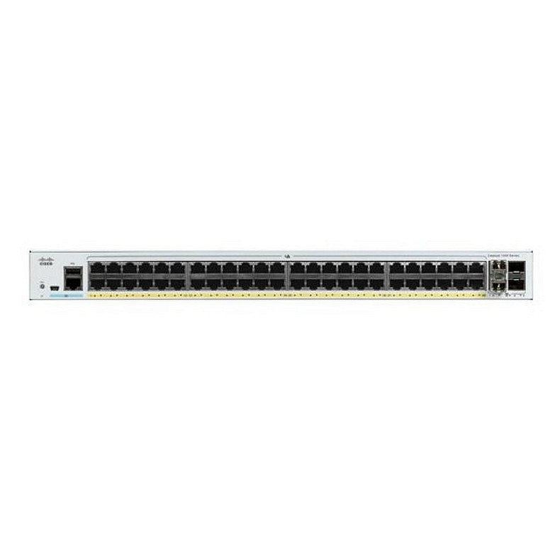 Коммутатор Cisco Catalyst 1000 48port GE, POE, 4x1G SFP