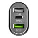 Автозарядка 3xUSB (USB-C, 2xUSB-A) PD/QC3.0 белая Modecom