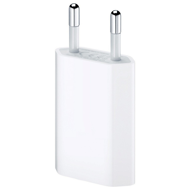 Сетевое зарядное устройство Apple iPod/iPhone (1USBx1A) 1000mAh White (D02089)