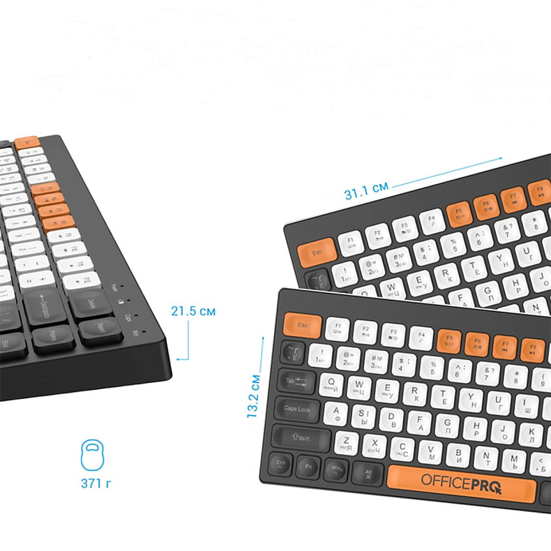 Клавіатура бездротова OfficePro (SK955B)