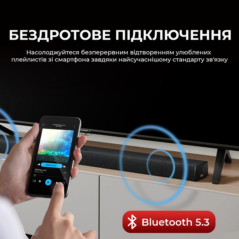 Саундбар Sharp HT-SBW320 Black