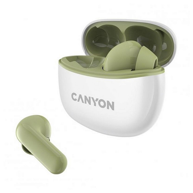 Bluetooth-гарнітура Canyon TWS-5 Green (CNS-TWS5GR)