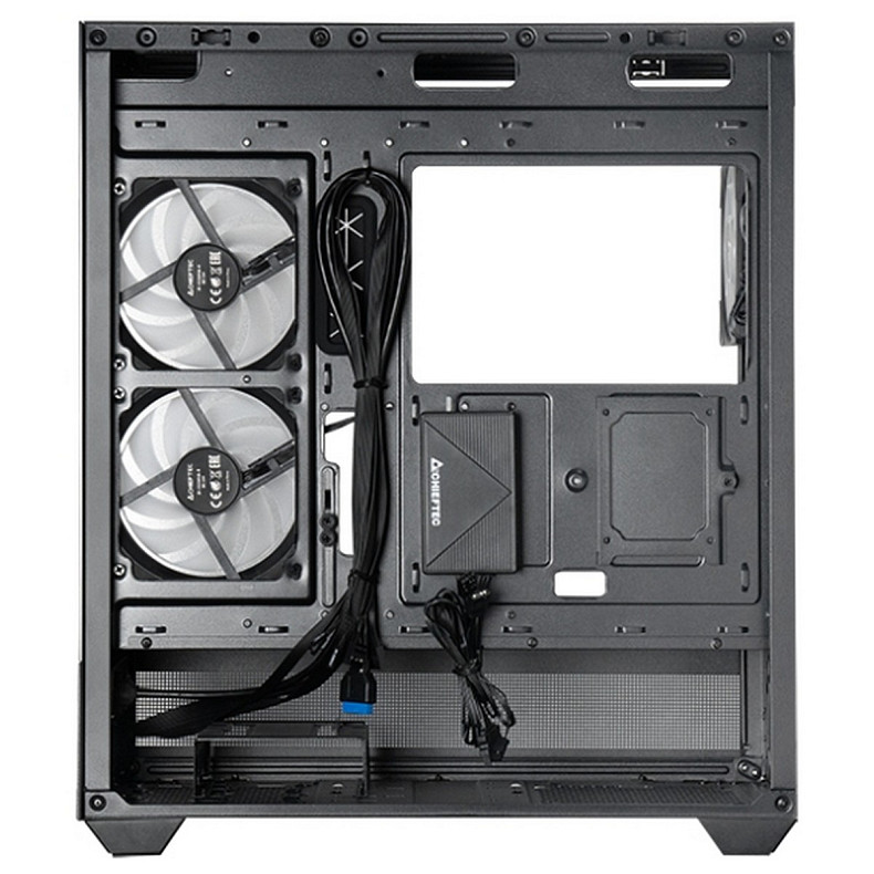 Корпус Chieftec VISTA GT-01B-OP 3x120mm A-RGB, ATX, без БП, Black