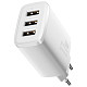 Мережевий зарядний пристрій Baseus Compact  Charger 3U 17W EU White (CCXJ020102)