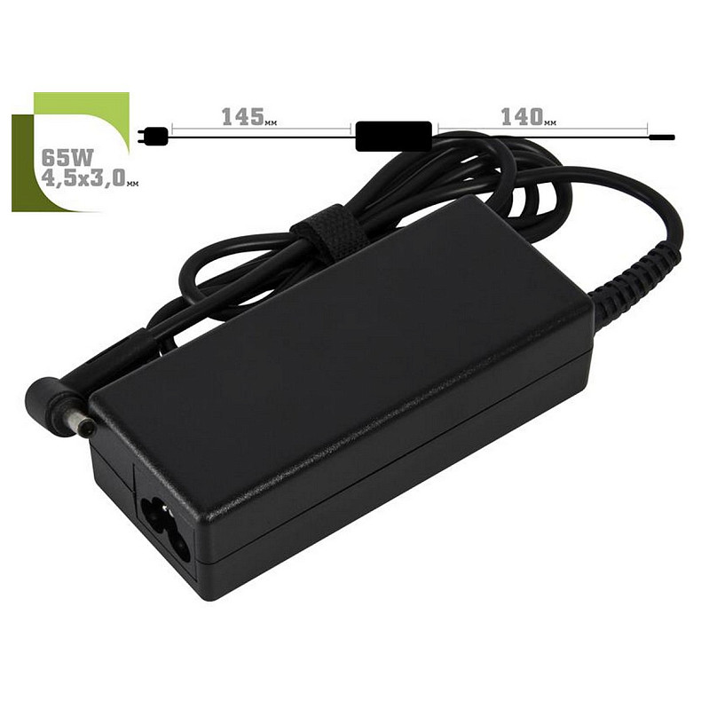 Блок питания 1StCharger для ноутбука Asus 19V 65W 3.42A 4.5х3.0мм + каб.пит. (AC1STAS65WE)