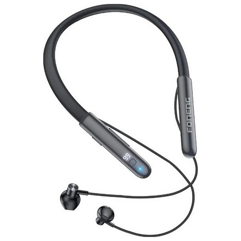 Bluetooth-гарнітура Foneng BL37 Digital Display Neckband Bluetooth Earphone (BL37-BE-DDN)