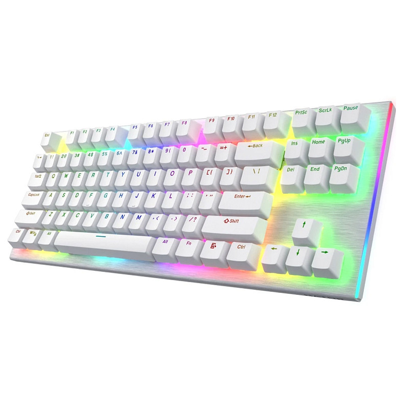 Клавіатура HATOR Gravity X TKL orange (HTK551) white, US Layout