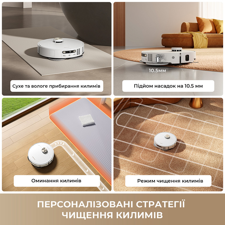 Робот-пылесос моющий Dreame L50s Pro Ultra White