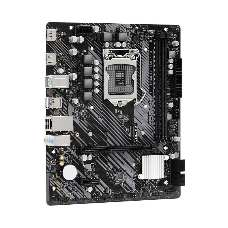 Материнская плата ASRock H510M-H2/M.2_SE s1200 H470 2xDDR4 M.2 HDMI mATX