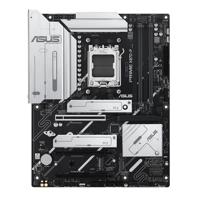 Материнская плата ASUS PRIME X870-P sAM5 X870 4xDDR5 M.2 HDMI ATX