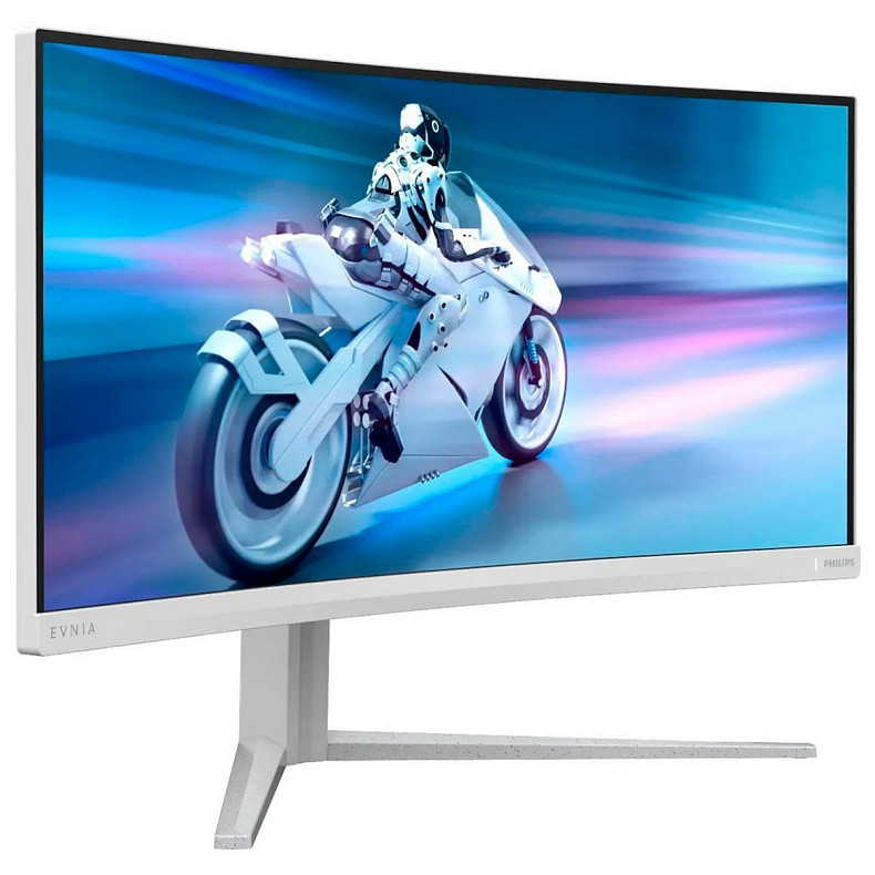 Монитор Philips 34" 34M2C5501A/00 VA White Curved 180Hz