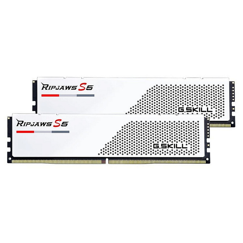 ОЗУ G.Skill Ripjaws S5 DDR5 2x16GB 5600MHz White (F5-5600J4040C16GX2-RS5W)
