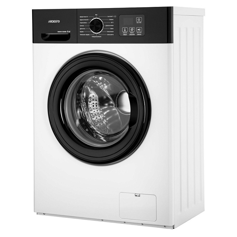 Стиральная машина ARDESTO фронтальная, 6кг, 1200, А++, 45см, дисплей, белый