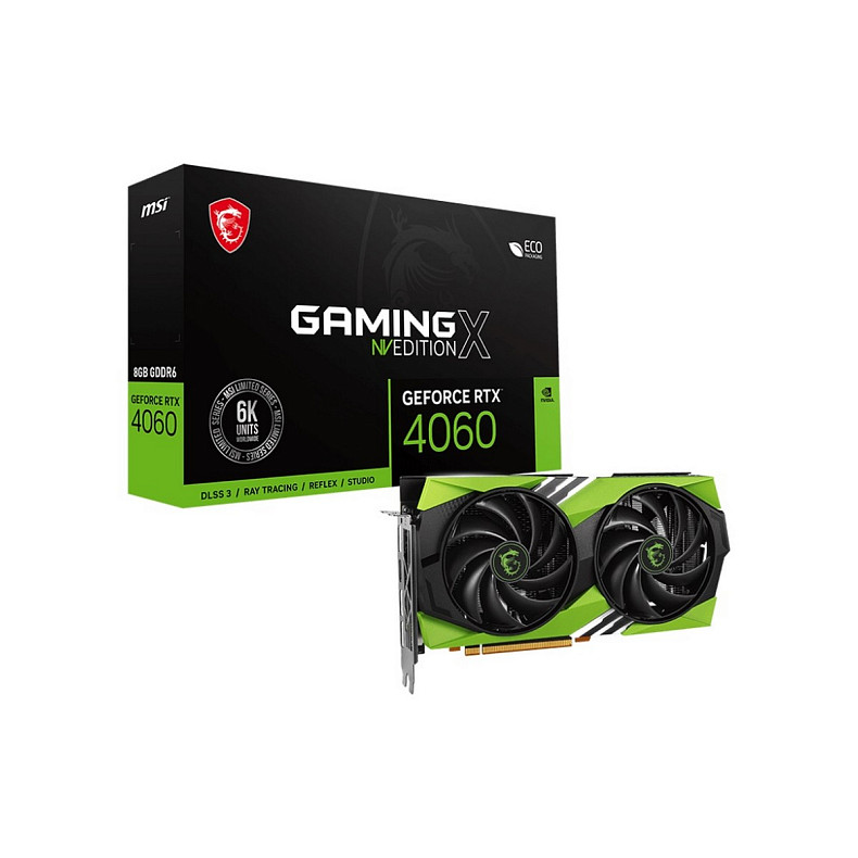 Видеокарта MSI GeForce RTX 4060 8GB GDDR6 GAMING X NV EDITION V1