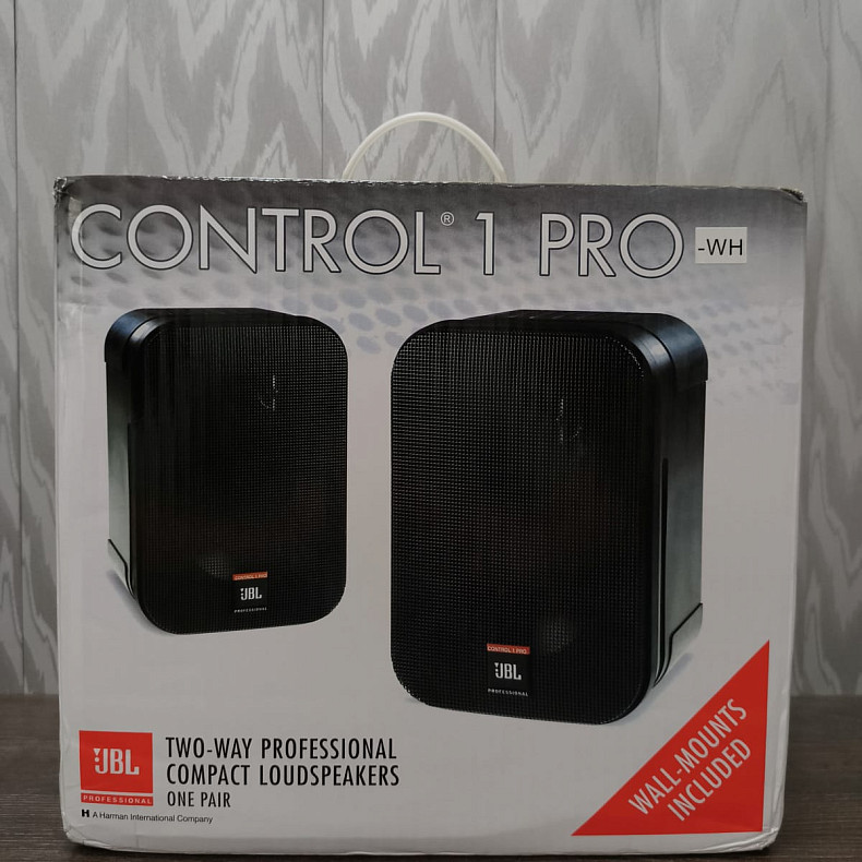 Студійний монітор JBL CONTROL 1PRO WHITE комплект (2шт) (C1PRO-WH-pair) - Уцінка