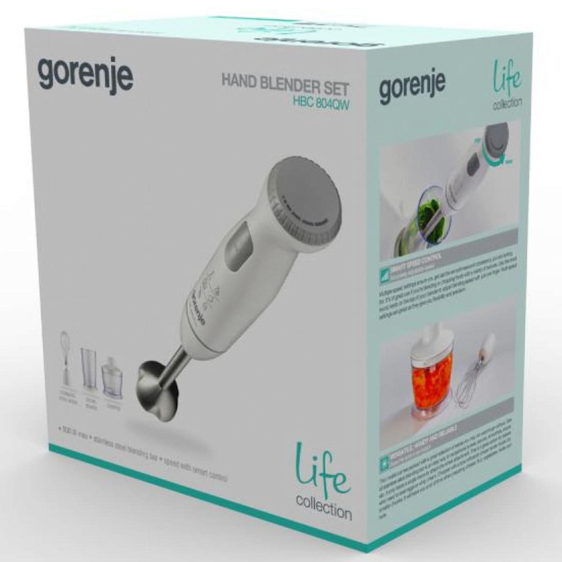 Блендер погружний Gorenje HBC 804 QW (LW-3513G1)