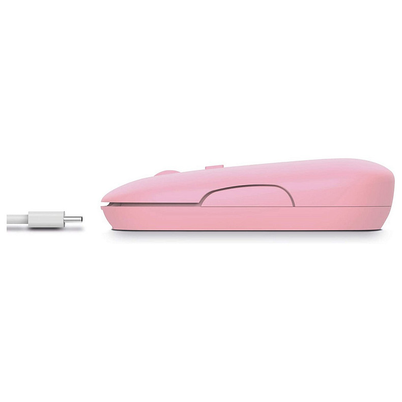 Мышка Trust Puck Rechargeable Ultra-Thin BT WL Silent Pink