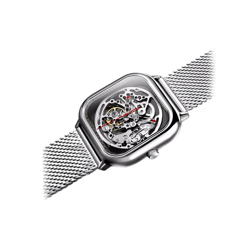 Наручные часы Xiaomi CIGA Design Hollowed-out Mechanical Watch Silver (Z011-SISI-13)