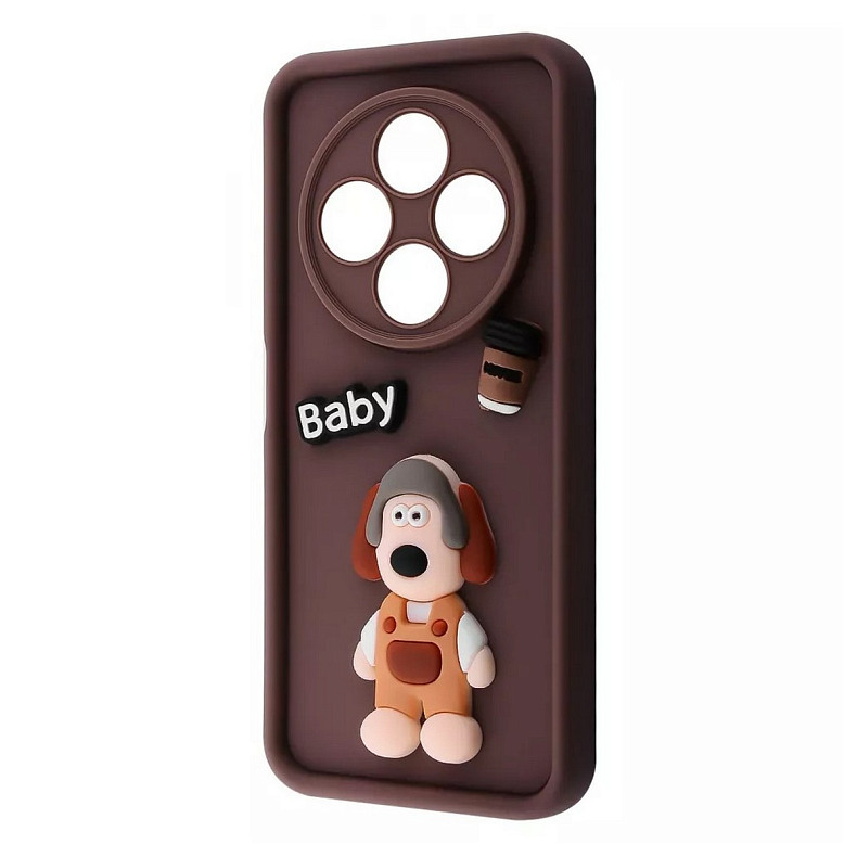 Чeхол-накладка Pretty Things Case для Xiaomi Redmi 14C 4G/Poco C75 Brown/Baby