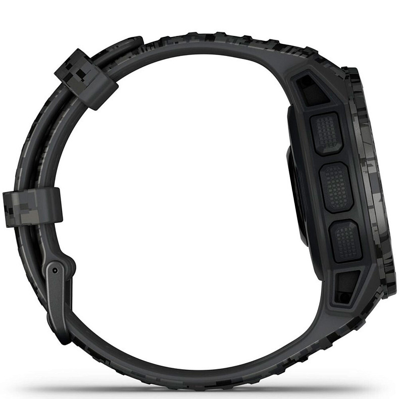 Спортивний годинник Garmin Instinct Solar Graphite Camo