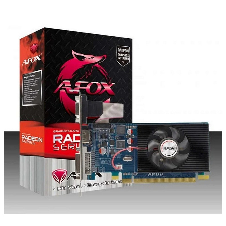 Видеокарта AFOX Radeon HD 6450 1GB GDDR3 LP fan