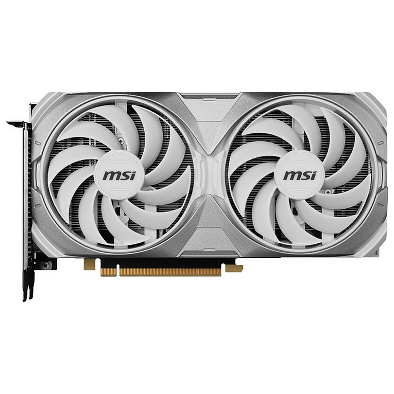 Відеокарта GF RTX 4070 12GB GDDR6X Ventus 2X White OC MSI (GeForce RTX 4070 VENTUS 2X WHITE 12G OC)