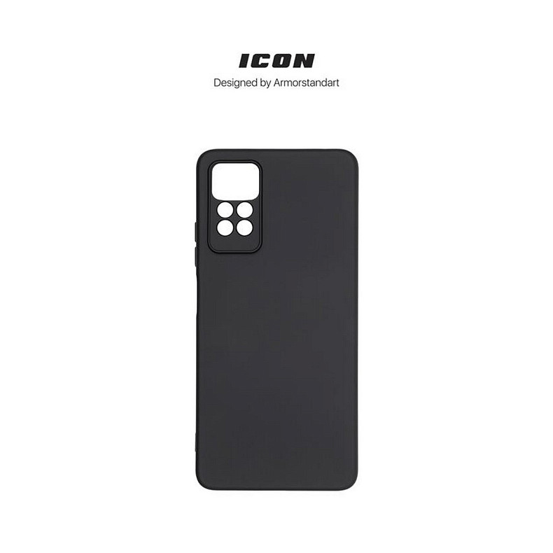 Чехол-накладка Armorstandart Icon для Xiaomi Redmi Note 12 Pro 4G Camera cover Black (ARM69372)