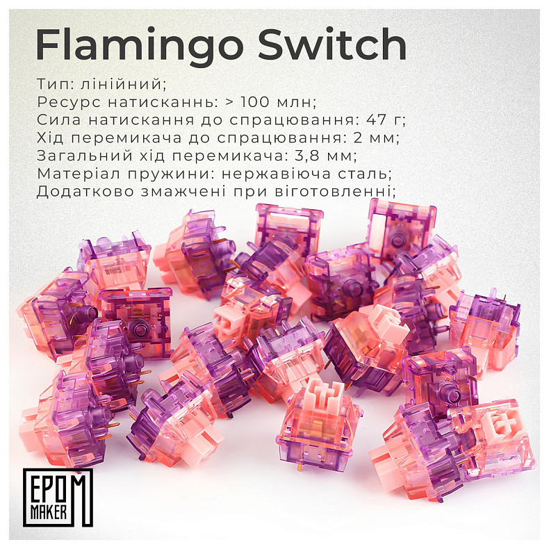 Клавиатура Epomaker TH80 SE 75% Flamingo Switch Hot-Swap (2.4G/BT/USB) RGB UA Black (TH80-SE-B-F)