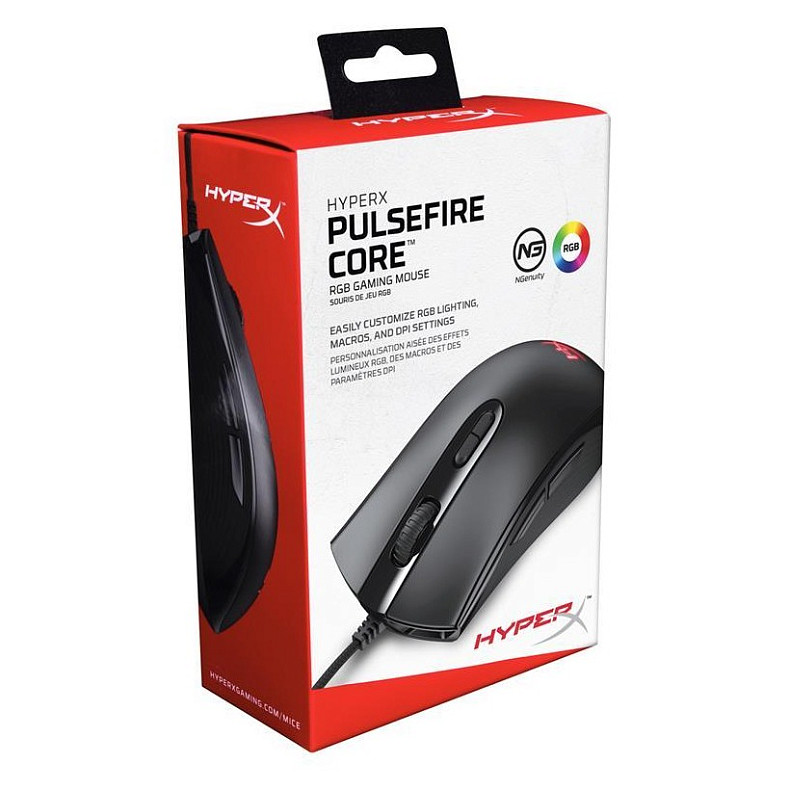 Мишка HyperX Pulsefire Core RGB Black USB (4P4F8AA)