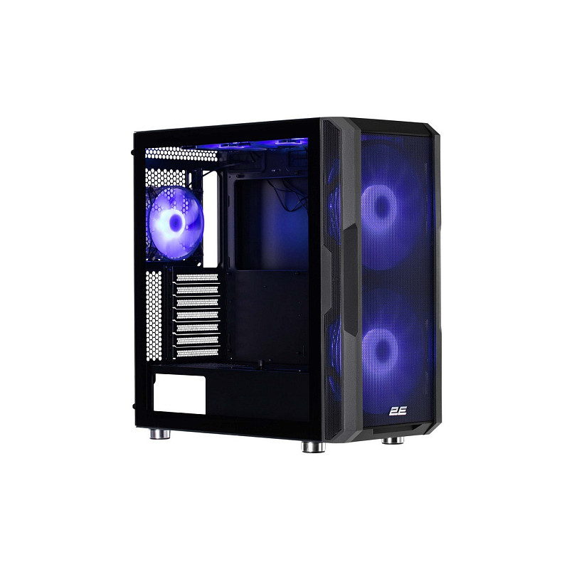 Корпус 2E GAMING CONTEGO NEO (GW05) MidT, EATX, 2xUSB2.0, 2xUSB3.0, 3x200мм ARGB, 2x120мм ARGB