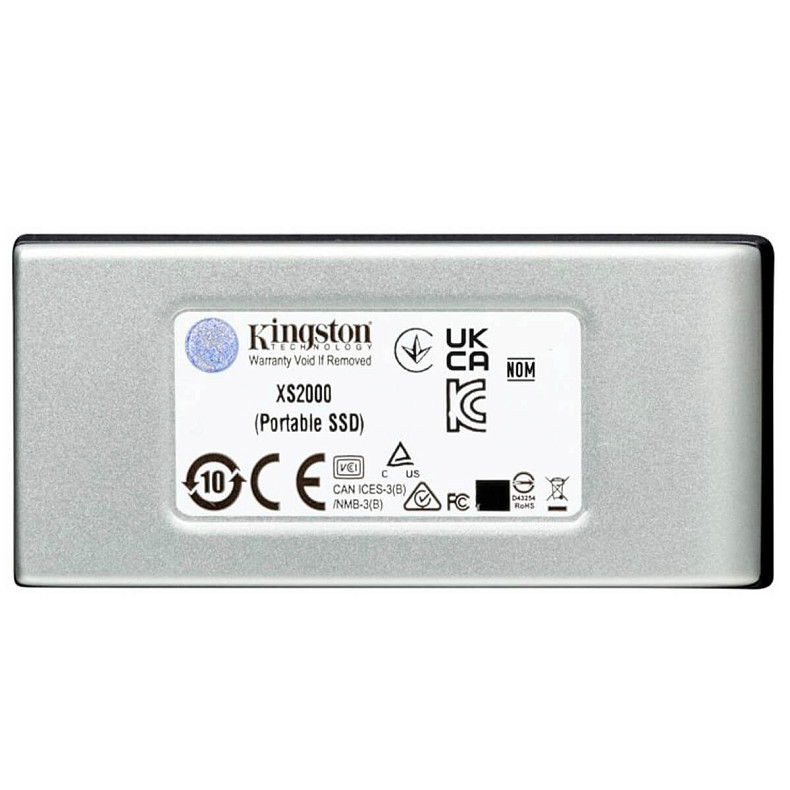 SSD диск Portable USB 4.0ТB Kingston XS2000 Silver (SXS2000/4000G)