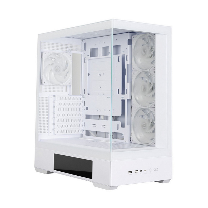 Корпус Zalman P40 DS без БЖ, 2xUSB3.0, 1x Type C, 3x120мм ARGB Reverse, 1x120мм ARGB, VGA 420мм, LC