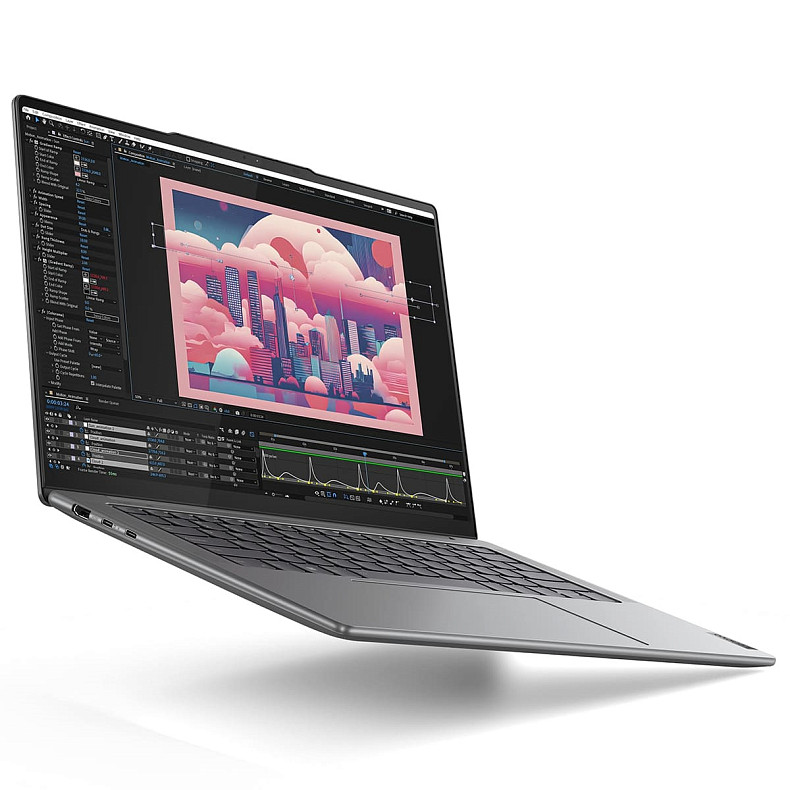 Ноутбук Lenovo 14.5_3K/Ultra7-155H/32/1TB SSD/Intel HD/W1 1P/BL/Luna grey Yoga Pro7 14IMH9