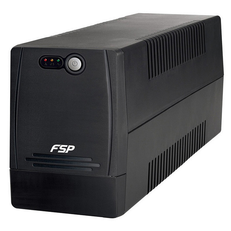 ИБП FSP Fortron FP1000, 1000ВА/600Вт, Line-Int, 4*Schuko, AVR, Black