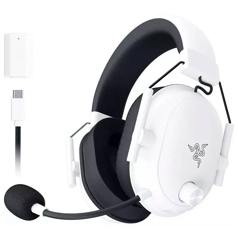 Гарнітура RAZER Blackshark V2 HyperSpeed Wireless, white (RZ04-04960200-R3M1)