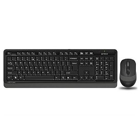 Комплект (клавиатура, мышь) беспроводной A4Tech FG1010S Black/Grey