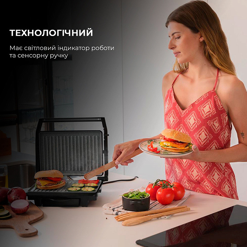 Гриль электрический Cecotec Rock&Grill Dark 1000